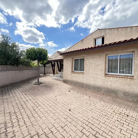 Grande 10 Pers, 5 Ch, Proche Plage, Calme, 3 Pl, Bbq, Tv, Wifi, Lave-linge, Lave-vaisselle - Fr-1-781-20 * Valras-Plage